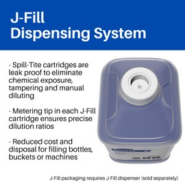 GLANCE 100975197 Non-Ammoniated Glass & Multi-Surface Cleaner, for Streak Free Windows, JFill Concentrate, 2.5-Liter