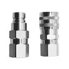 GLOCRORET 1/2’’ NPT Flat Face Hydraulic Quick Couplers Set Compatible