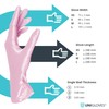 ASKON Unigloves Unigloves Fancy Rose Nitrile Gloves, Shiny Pink, Disposable