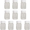 10 Pieces Clear 15ml Empty Plastic Pill Bottles Solid Powder