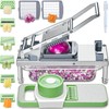 All-in-1 Vegetable Chopper with 8 Blades - Mandoline Slicer-Pro Food
