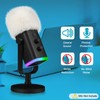 zealsound Microphone Furry Windscreen for Blue Yeti, Microphone Foam Cover