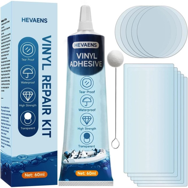 HEVAENS Air Mattress Patch Kit, Heavy Duty Inflatable Repair Kit