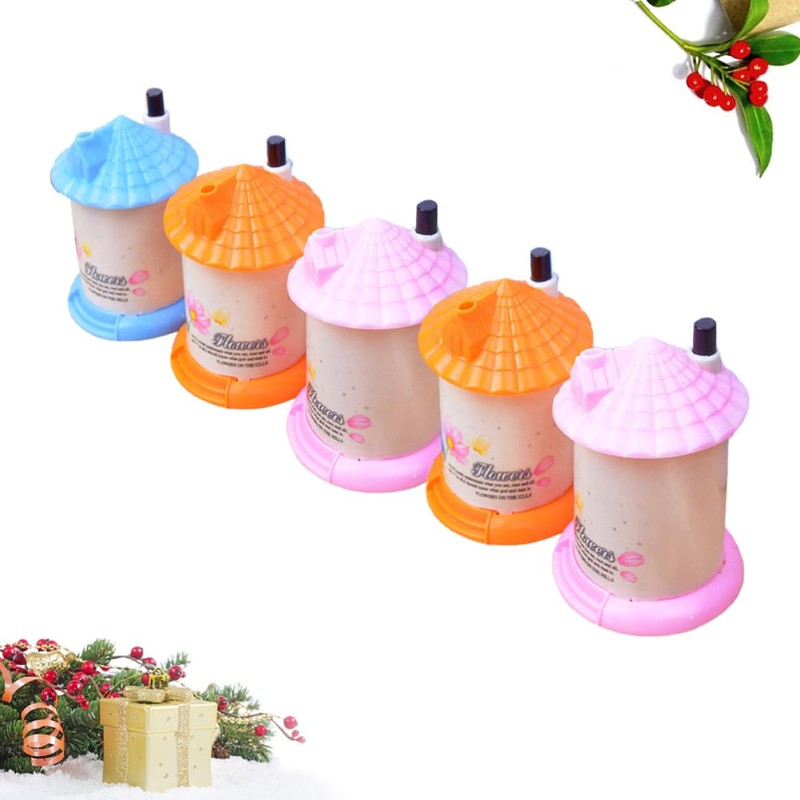 iplusmile 5Pcs Creative House Shaped Toothpick Dispenser Automatic Toothpick Holder