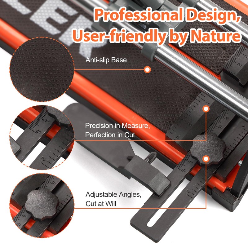 Manual Tile Cutter, 14 Inch Professional Ceramic Tile Cutter with