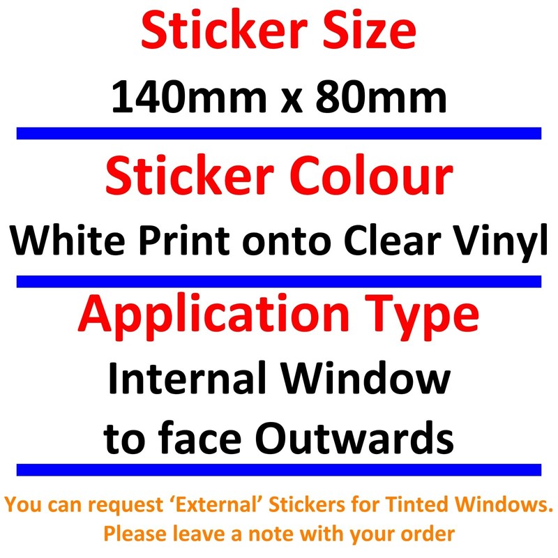 6 x Stickers These Premises are Protected by CCTV Video