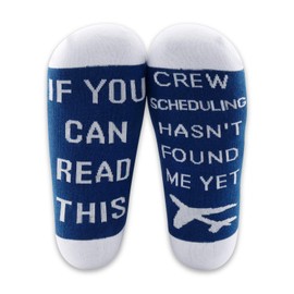 MBMSO Pilot Gifts Airplane Socks Aviation Gifts Airplane Themed Gifts Crew Scheduling Premium Dress Socks (1 Pairs Pilot Crew Scheduling)