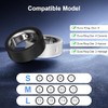 10-Pack Silicone Ring Covers for Oura Ring Protection