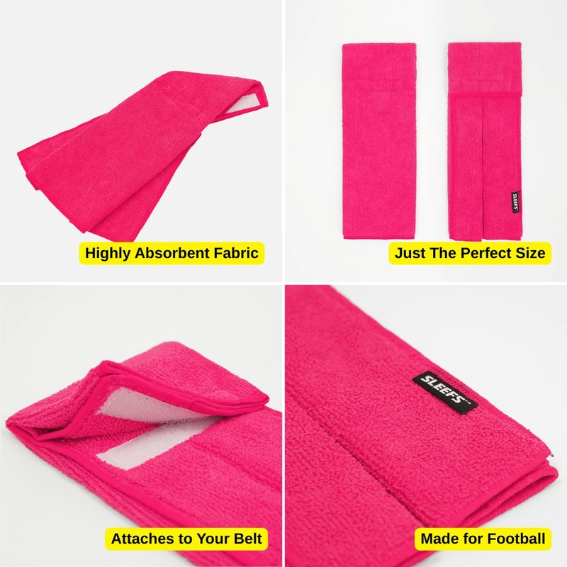 SLEEFS Football Cotton Towel (Pink)
