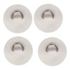 4 Pieces D Rings Patch D Rings Pad Portable Durable