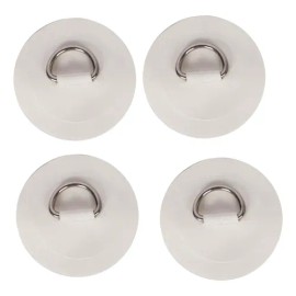 4 Pieces D Rings Patch D Rings Pad Portable Durable Pvc