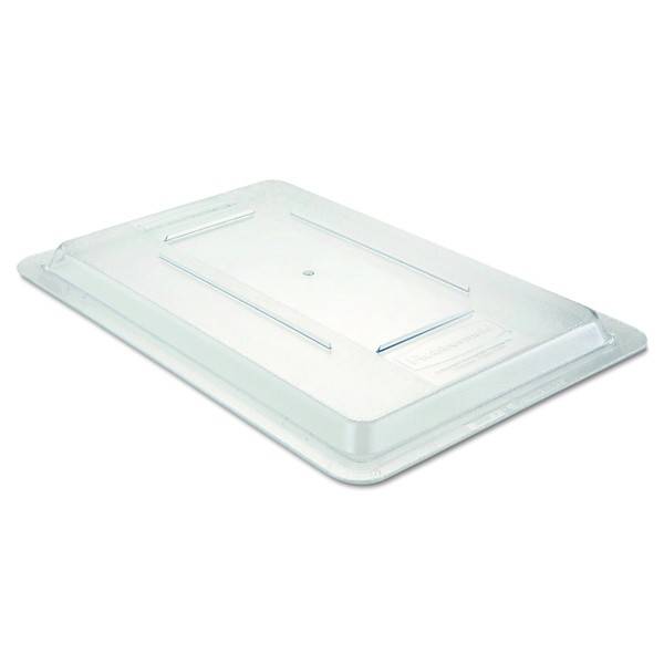 Rubbermaid Commercial Products Food Storage Box Lid for 2, 3.5, and 5 Gallon Sizes, Clear (FG331000CLR)
