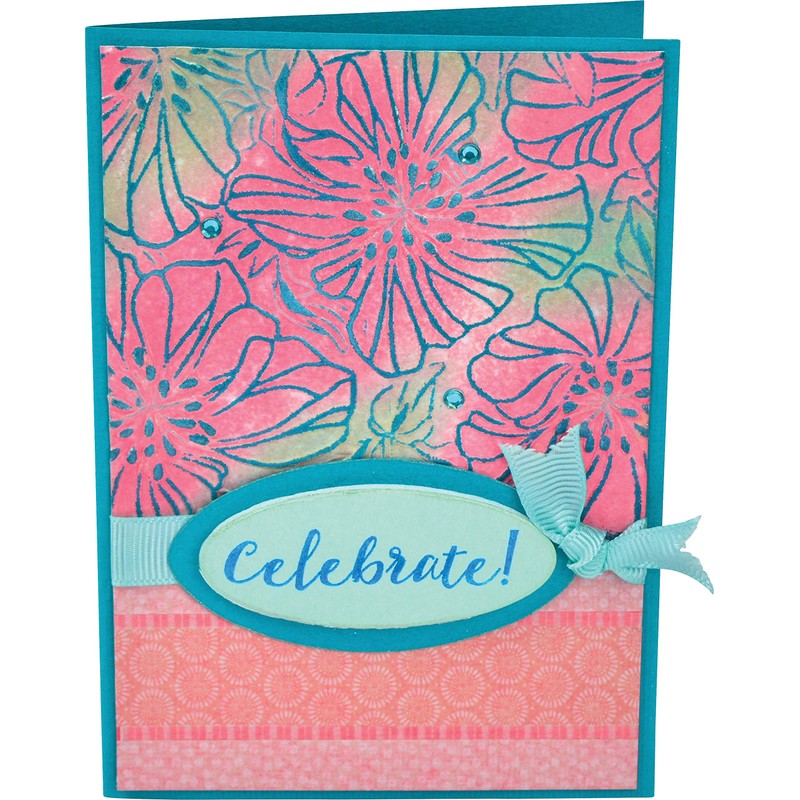 Sizzix 3-D Textured Impressions Embossing Folder, Multi Color