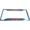 Florida Gators Silver Chrome Carbon 3-D License Plate Frame