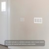 sourcing map Switch Surround Plate Wall Panel Decoration Three Gang