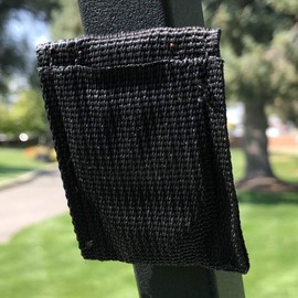 Bushwhacker Magnetic GPS Mount for Golf Cart Railing - Fits Most GPS's with Belt Clip - Holder Attachment Rangefinder Bar Accessory Case Quick