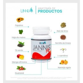 Suplemento En Cápsula Linnia Jannis Ft X 20g