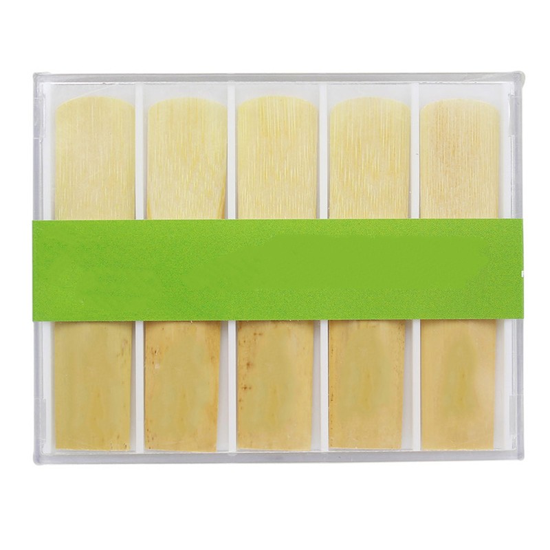 LADE 10Pcs Bamboo Reeds Strength 2.5 for Alto bE Sax