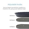 1/8 Inch(3mm) Full Length Insoles and Additional Lifts for Leg