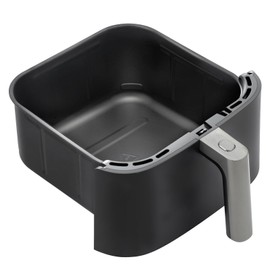 COSORI Turboblaze 6Qt Air Fryer Original Basket, Replacement Accessories for CAF-DC601-KUS Air Fryer, Ceramic, Non-Stick, Dishwasher-Safe, CRP-DC601RB-KUS, Dark Grey