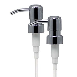 Bird Head Chrome Metal Lotion Dispenser Replacement Pump, 2CC, 28/400 (Pack of 2)