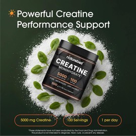 Creatine Monohydrate Powder 500g Micronized Unflavored 5000mg Per Serving Vegan Keto Friendly Fitness Supplement