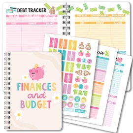 Boho Monthly Budget Planner 2025-2026 - Financial Planner Organizer Budget Book Planner, 2025 Budget Planner And Monthly Bill Organizer, Bill Book Organizer, Bill Tracker Notebook, Budgeting Book