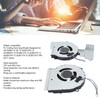 CPU GPU Cooling Fan Replacement for HP OMEN 15 DC