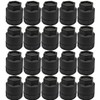 FZJDSD 20 Pack Black Wheel Lug Nut Cap Cover M24-2.0