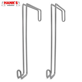 Hank's Hooks Ladder Pool Pole Rafter Hooks Hangers for 8" Cinder Concrete Cement Block Walls