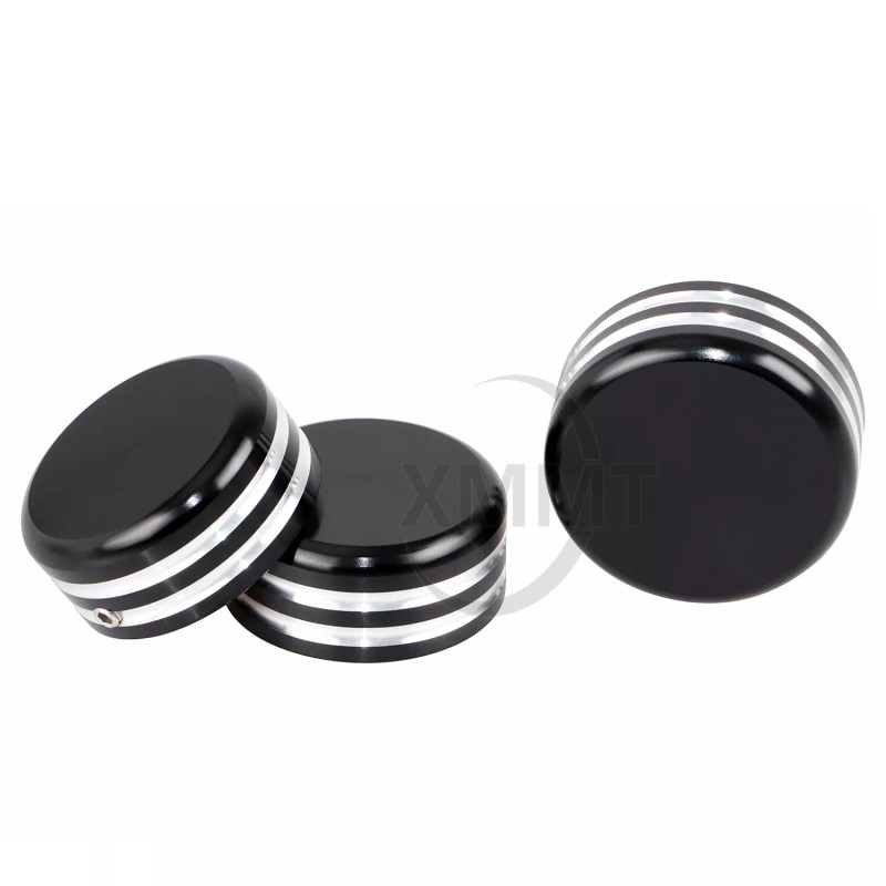 Unbranded CNC Gloss Black Fork Stem Upper Nut Bolt Cover