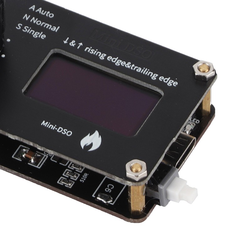 Mini Oscilloscope with Button 0.96in Organic LightEmitting Diode Display Industrial