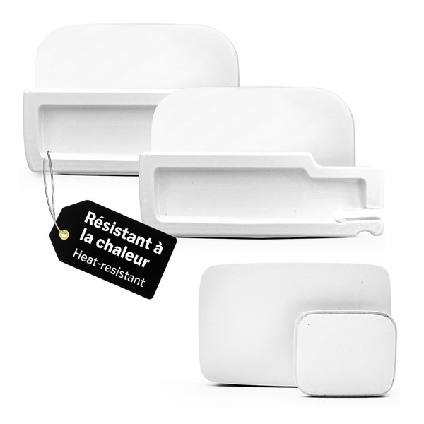 Generico Universal White Holder for Telepedaggio Compatible with Kapsch TRP-4010.