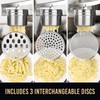 Potato Ricer, Sopito 15oz Stainless Steel Potato Masher with 3