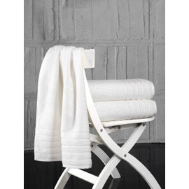 SALBAKOS - Turkish Bath Towels Set of 3 - Premium Quality Made with 100% Turkish Cotton, Spa & Hotel Towels, Absorbent & Comfy Bath Towels | 30"x56" (White)