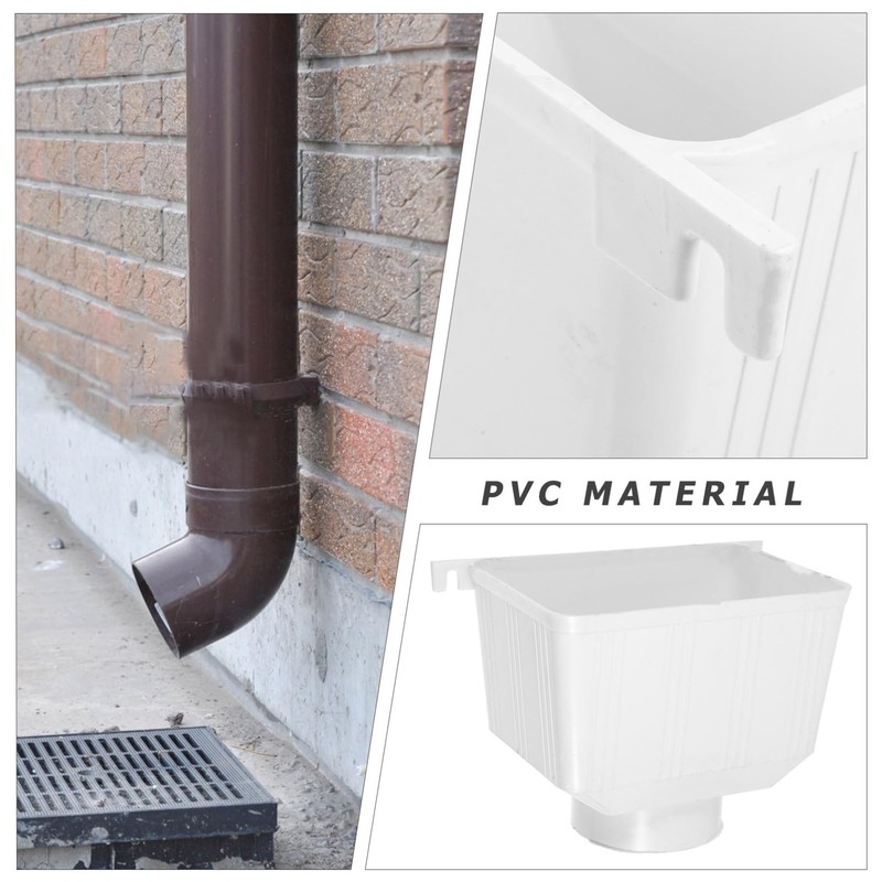 IWOWHERO 90mm Rain Gutter Drain Clog Re Strainer Downspout Gutter