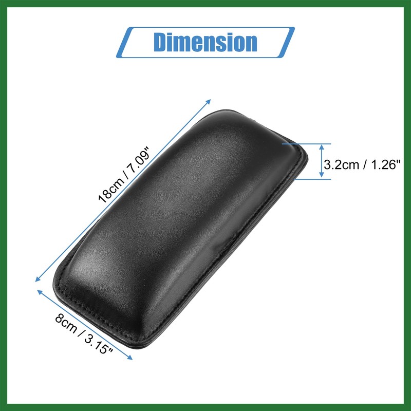 Motoforti Black Car Center Console Knee Leg Elbow Cushion Pad