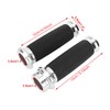 Gorgeri Motorcycle Handlebar Grips, 1 Pair Universal 25 mm Aluminium