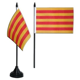 Spain Catalonia Table Flag 4 x 6 inch