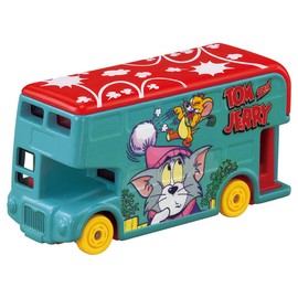 Takara Tomy Tomica Dream Tomica SP Tom and Jerry Wrapping Bus (Blue) Mini Car Toy For Ages 3 Years Old