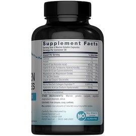 NEOCELL Colágeno Marino + Ácido Hialurónico 2000 mg 120 Cápsulas Suplemento Dietético Soporte para Piel Cabello Uñas y Articulaciones con Colágeno Hid