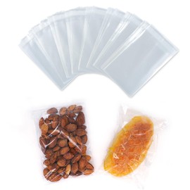 Oueliche 260 Pcs 5x7" Clear Cookie Bags, Self Sealing Cellophane Treat Bags, Great for Gift Giving or Party Favors Packaging, Resealable Candy, Dessert, Bakery Cello Wrapper Bags