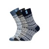 One Pair of 60% Wool Socks Island Flag Scandinavian Design,