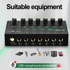 Aveek 6 Channel Mixer - Mini 6 Stereo Audio Mixer,