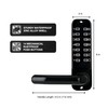 Double-Sided Keyless Entry Door Lock, Mechanical Keypad Double Door Lock