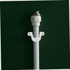 COHEALI 60pcs PVC Insulated Flame Retardant Pipe Clamp Bracket Support