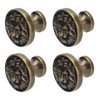 4Set Lion Head Zinc Alloy Cabinet Door Handle Modern Antique
