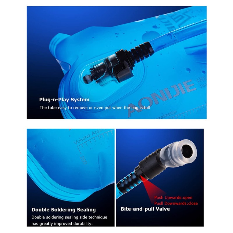 LOVARTS BEAUTY Hydration Bladder Water Bladder BPA Free Water Container