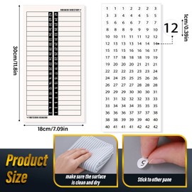 Grevosea 4 Sheets Switch Board Labels Breaker Panel Labels Circuit Breaker Labels Electrical Stickers Waterproof Labels Electrical Sticker Number for Home or Commercial Use