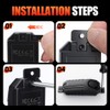 WSDCAM Screw-Mounted Vibration Anti-Theft Alarm - 113dB Loud Security Alarm
